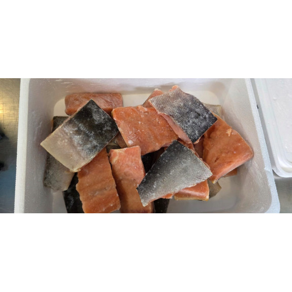Łosoś porcje dziki pacyficzny ze skórą 2kg