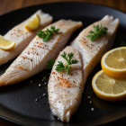 Halibut filet porcje bez skóry - mrożony, bezpieczny, gotowy do użycia | O-fish.pl